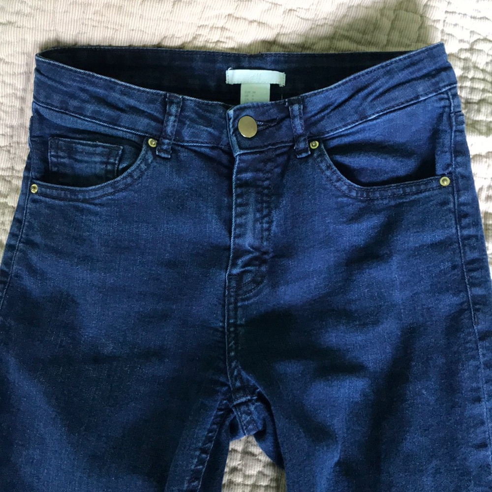 H&M Dark Denim Ankle Skinny Jeans size 4 - Picture 4 of 5